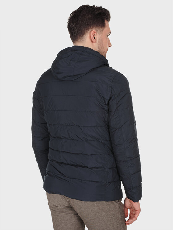 Evenemen Evenemen Kurtka przejściowa HERNO Granatowy Slim Fit