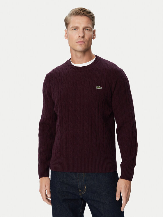 Lacoste Lacoste Kampsun AH2924 Bordoopunane Classic Fit