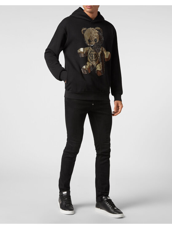 PHILIPP PLEIN PHILIPP PLEIN Bluza 971 Czarny Regular Fit