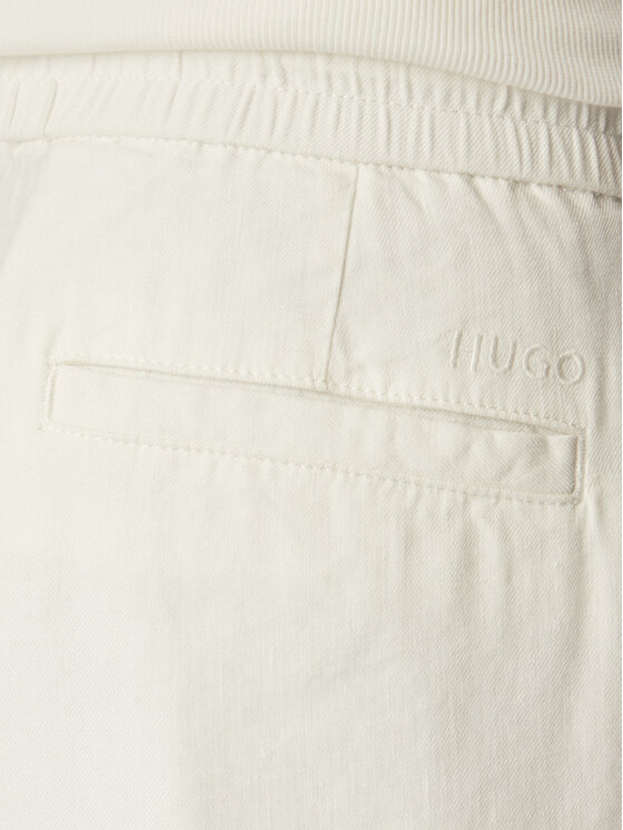 HUGO HUGO Szövet nadrág Cino 262FW 50562791 Krém Straight Fit