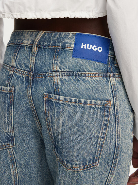 HUGO HUGO Jeansy Leni 50531726 Niebieski Loose Fit