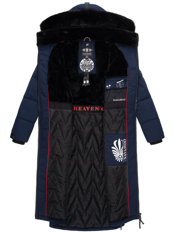 Navahoo Navahoo Kurtka zimowa Knuddelfee Niebieski Regular Fit