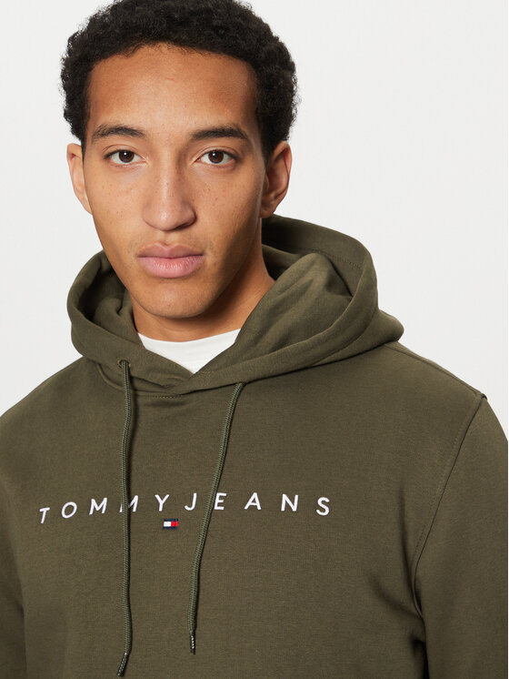 Tommy Jeans Tommy Jeans Majica dugih rukava DM0DM20746 Zelena Regular Fit