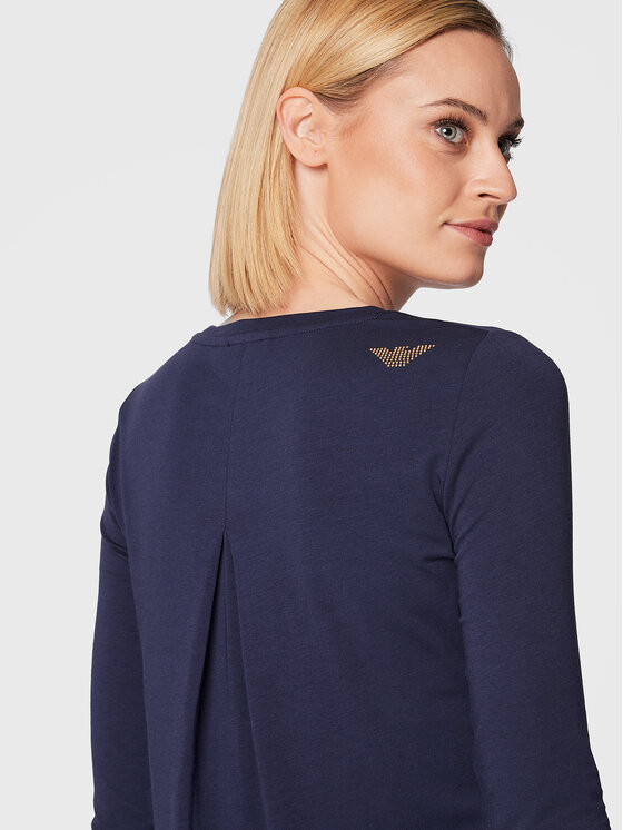 EA7 Emporio Armani EA7 Emporio Armani Palaidinė 8NTT51 TJDQZ 1554 Tamsiai mėlyna Regular Fit