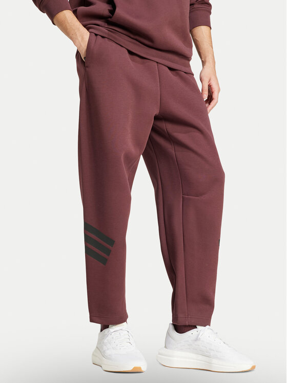 adidas adidas Pantaloni trening Future Icons 3-Stripes JD4888 Vișiniu Loose Fit