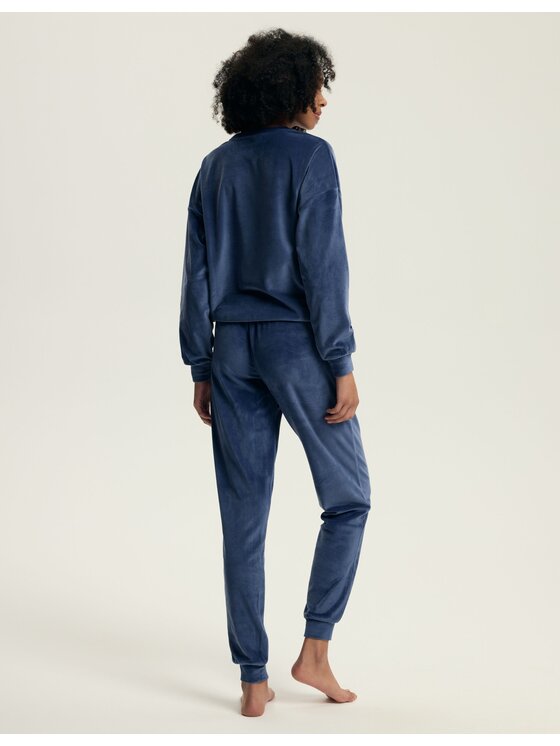 Henderson Henderson Komplet bluzka i spodnie 43722 Niebieski Regular Fit