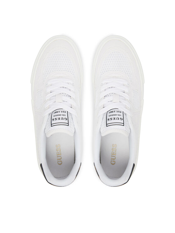 Guess Guess Sneakersy FLJCNH DEN12 Biela
