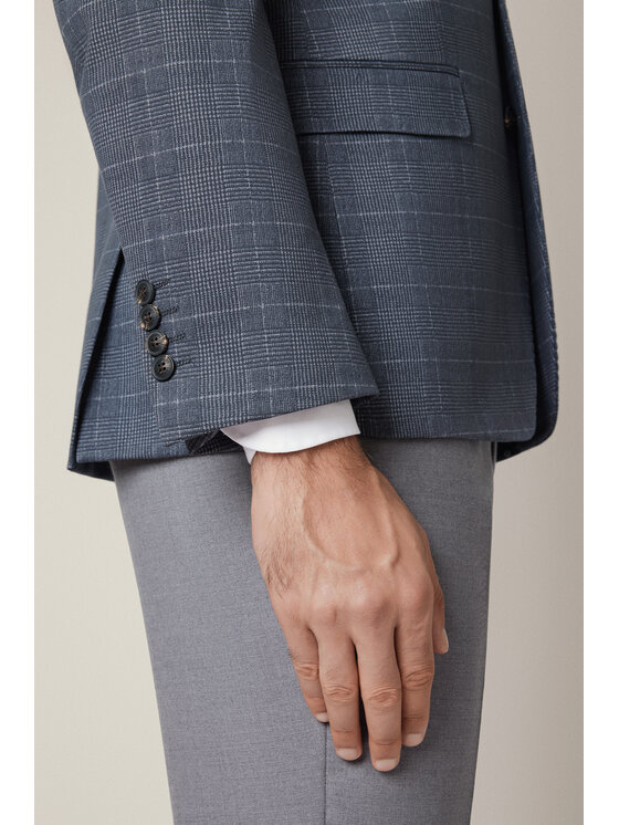 Lancerto Lancerto Marynarka Pacentro MA131225000010 Granatowy Slim Fit