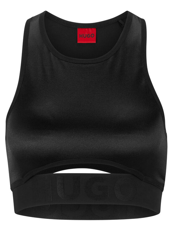 HUGO Hugo Top 50483533 Czarny Extra Slim Fit