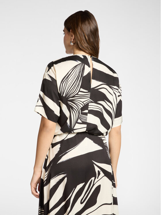 Elena Mirò Elena Mirò Bluzka 2160Z100042N001 Czarny Boxy Fit
