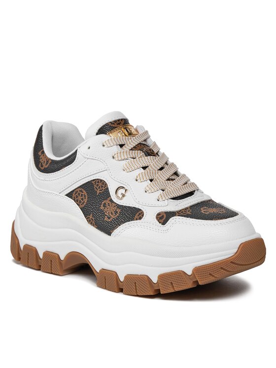 Guess Guess Snīkeri Brecky3 FLPBR3 FAL12 Balts