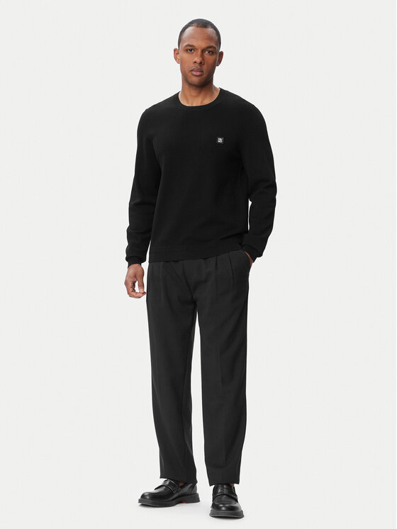 HUGO HUGO Maglione Setallo 50564244 Nero Regular Fit