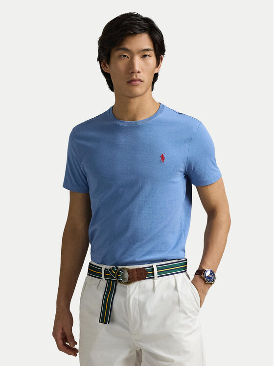 T-Shirt Polo Ralph Lauren, Velikost:XL, Barva: Modrá, 710671438408