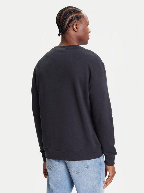 Quiksilver Quiksilver Majica dugih rukava Salt Water Crew EQYFT05158 Crna Regular Fit