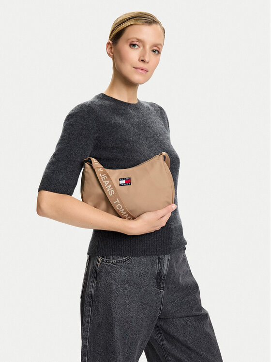 Tommy Jeans Tommy Jeans Handtasche Tjw Ess Daily Shoulder Bag AW0AW17888 Beige