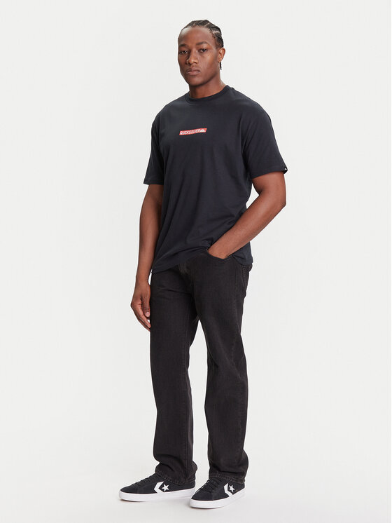 Quiksilver Quiksilver T-shirt Dna Clicker Tee EQYZT08207 Crna Comfort Fit