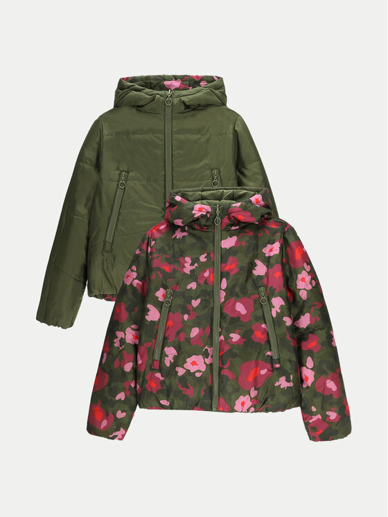 Coccodrillo Coccodrillo Átmeneti kabát ZC4152506OGK Zöld Regular Fit