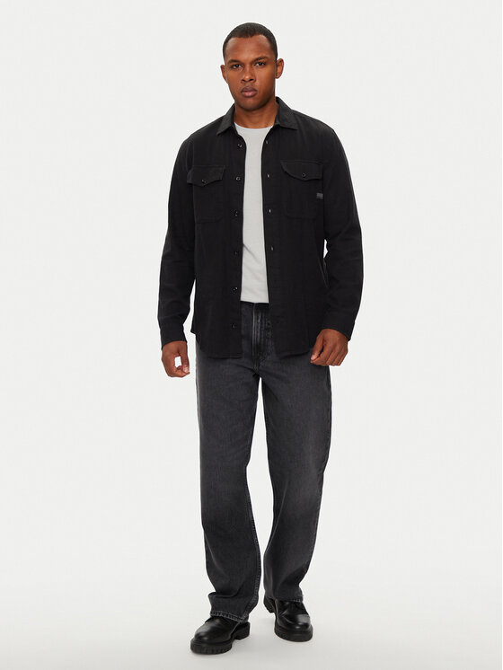 Lee Lee Τζιν Asher 112355835 Μαύρο Loose Fit