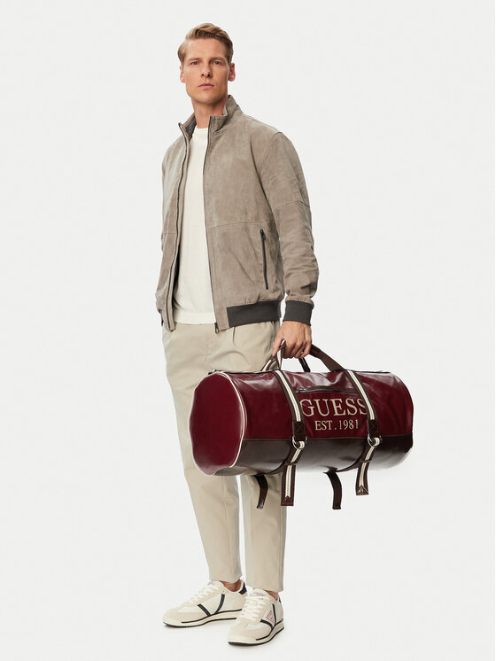 Guess Torba podróżna TMOSVI P6335 Bordowy