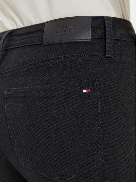 Tommy Hilfiger Tommy Hilfiger Blugi Como WW0WW45008 Negru Skinny Fit
