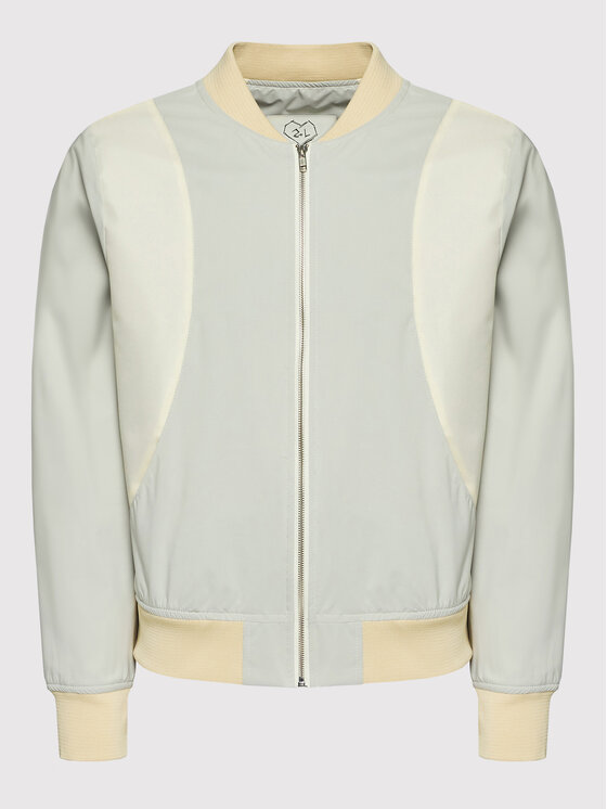2005 2005 Μπόμπερ μπουφάν Unisex 2005 X Leeves „Panel” Μπεζ Regular Fit