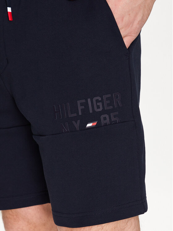 Tommy Hilfiger Tommy Hilfiger Pantaloncini sportivi Graphic MW0MW30413 Blu scuro Regular Fit