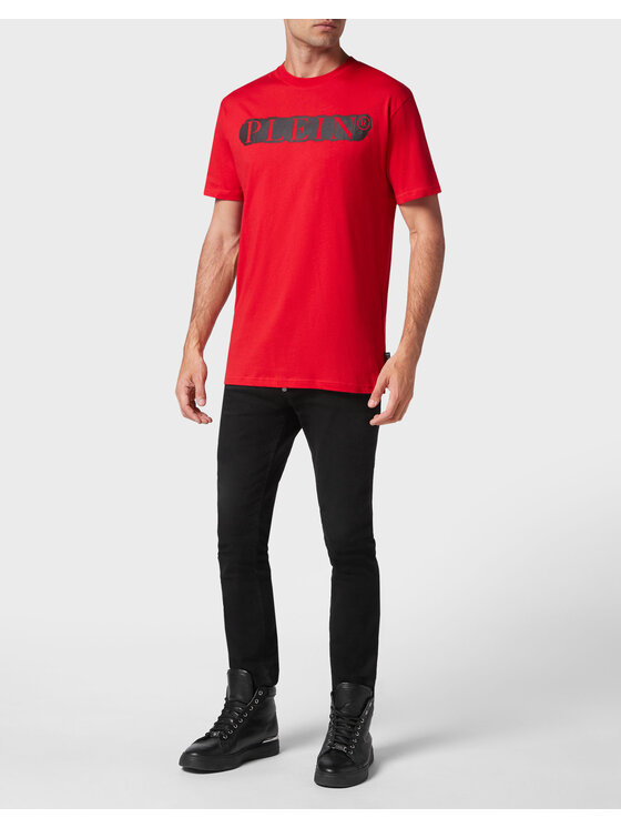 PHILIPP PLEIN PHILIPP PLEIN T-shirt 89 Rosso Regular Fit