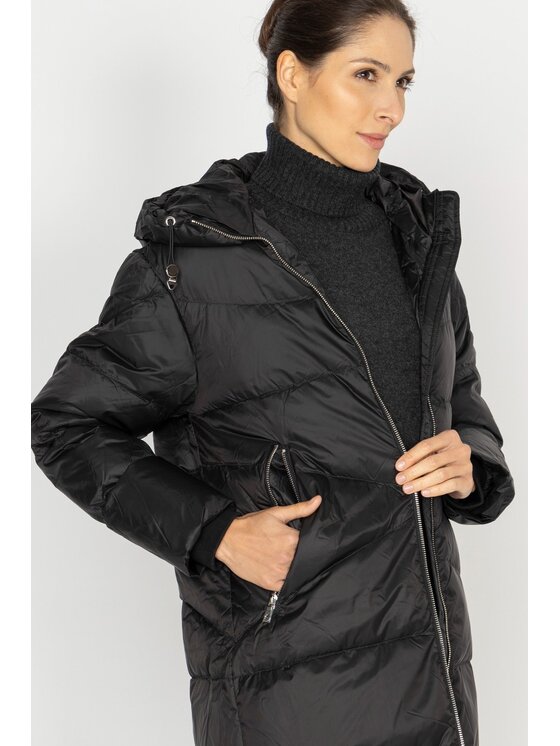 Deni Cler Milano Deni Cler Milano Kurtka zimowa T-DC-9053-D5-41-90-1 Czarny Regular Fit