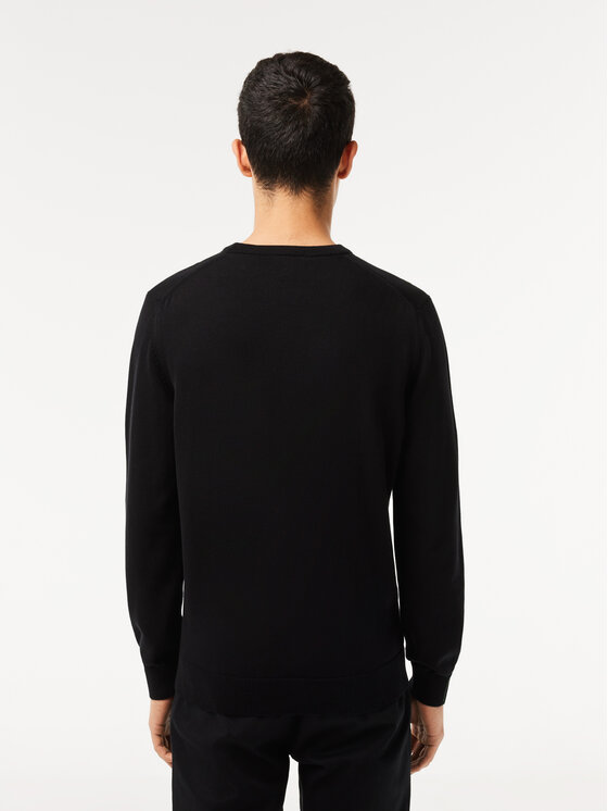 Lacoste Lacoste Sweter AH1985 Czarny Regular Fit