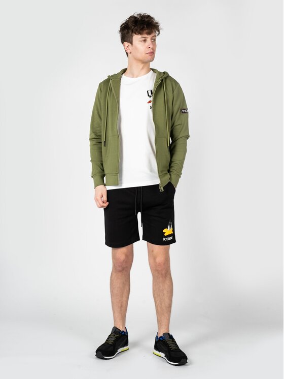 Iceberg Iceberg Μπλούζα E0726300 Χακί Regular Fit