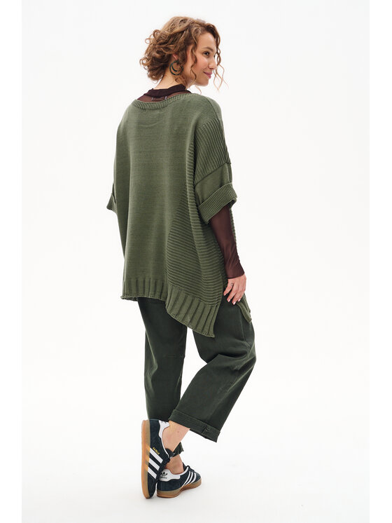 blue shadow blue shadow Sweter Persey Khaki Regular Fit