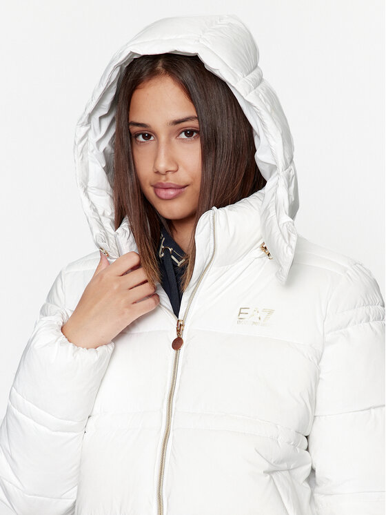 EA7 Emporio Armani EA7 Emporio Armani Ziemas jaka 6RTB09 TNDAZ 0101 Balts Regular Fit