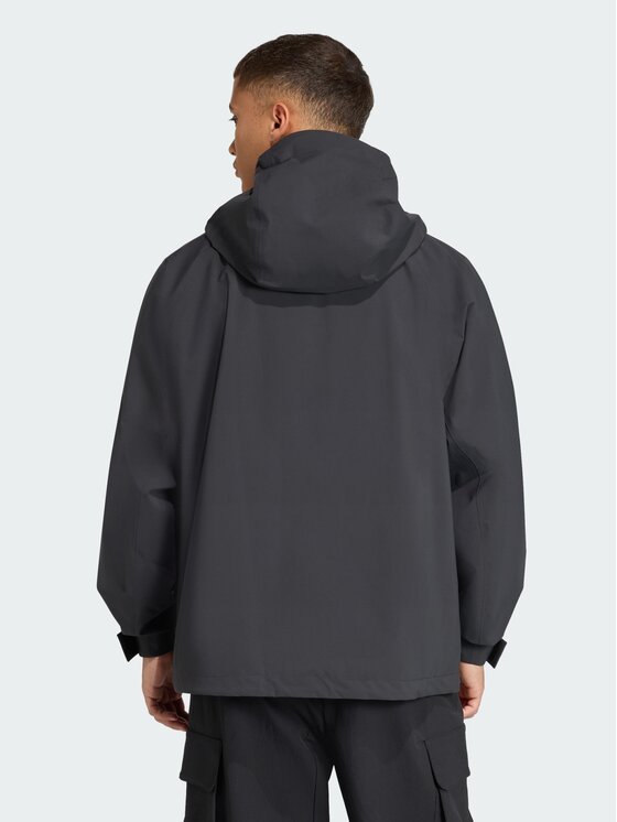 adidas adidas Kurtka przeciwdeszczowa 154711 Czarny Loose Fit