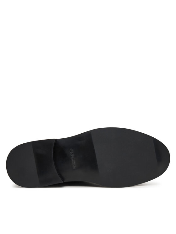 Calvin Klein Calvin Klein Gležnjače Ess Rubber Desert Boot Lth HM0HM01979 Crna