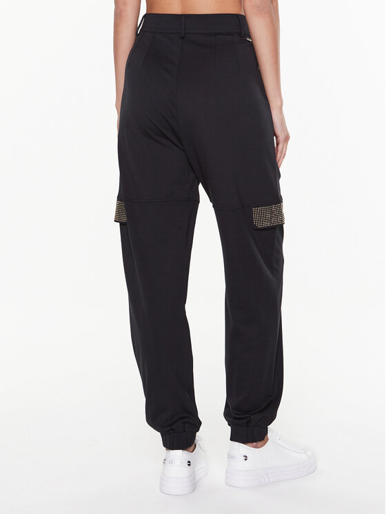 Liu Jo Sport Liu Jo Sport Παντελόνι υφασμάτινο TA3156 J5942 Μαύρο Regular Fit