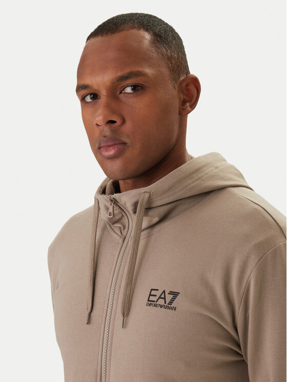EA7 Emporio Armani EA7 Emporio Armani Bluza 8NPM33 PJVRZ Beżowy Regular Fit