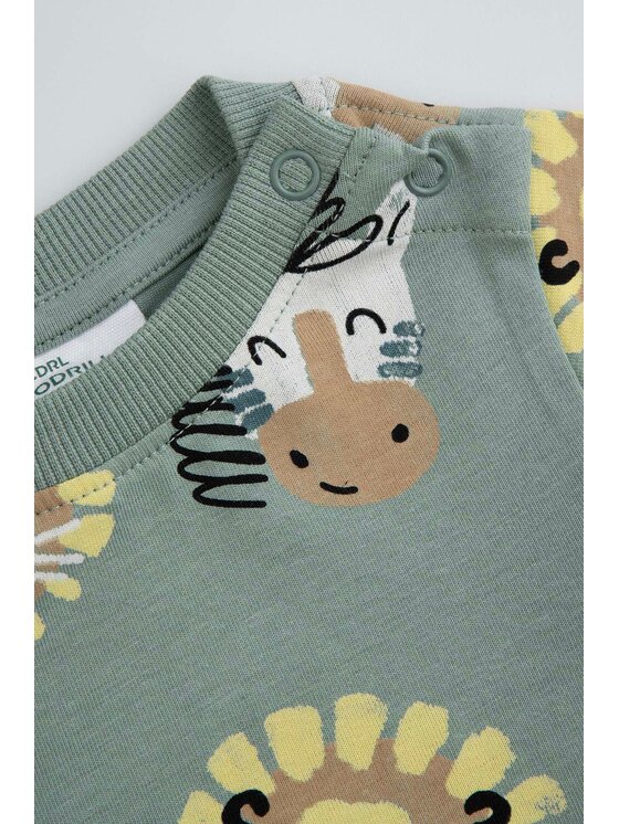 Coccodrillo Coccodrillo Body dziecięce WC6112205IBN-011 Zielony Regular Fit