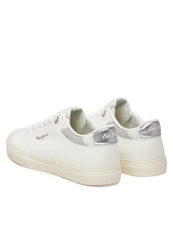 Pepe Jeans Pepe Jeans Sneakersy Kenton Knit PLS31601 Bílá