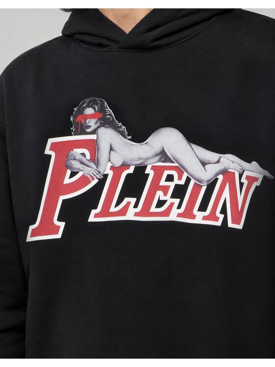 PHILIPP PLEIN PHILIPP PLEIN Bluza 31685 Czarny Regular Fit