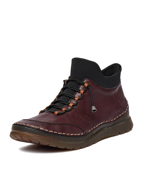 Rieker Rieker Schnürschuhe CEO-53650-30 Dunkelrot