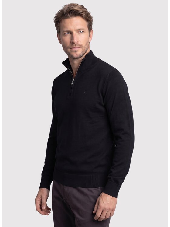 Pako Lorente Pako Lorente Sweter P26WF-2X-024 Czarny Straight Fit