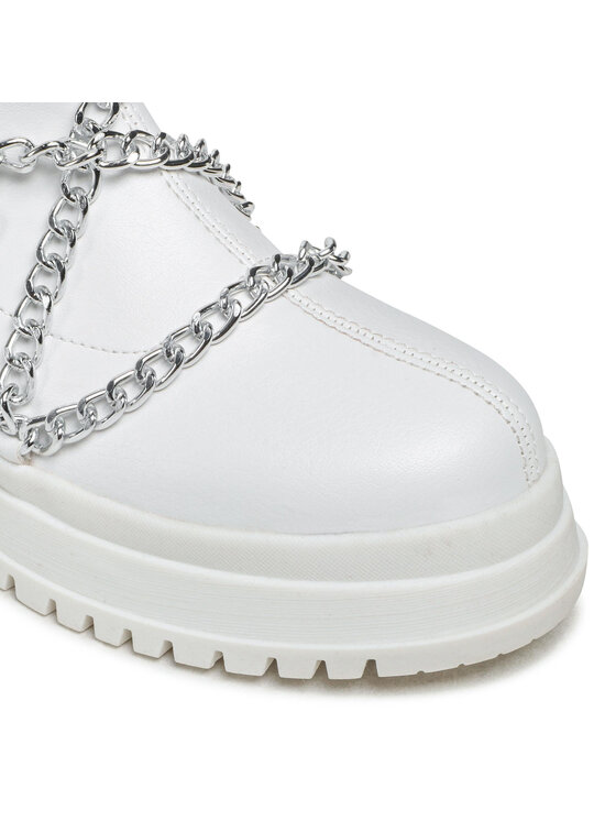DeeZee DeeZee Botine WS5271-01 Alb