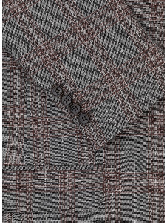 Pako Lorente Pako Lorente Marynarka P23WF-3X-021 Szary Slim Fit