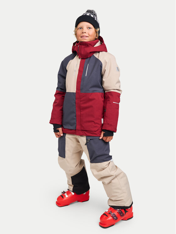 Reima Reima Kurtka narciarska Litto 5100479A Bordowy Regular Fit