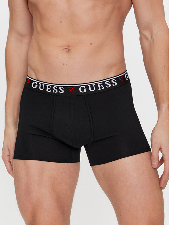 Guess Guess Set di 3 boxer Brian U97G01 KCD31 Nero