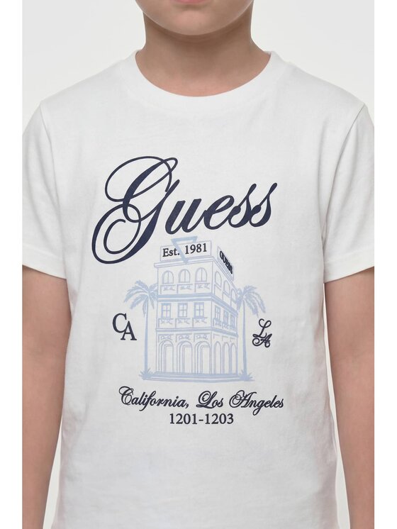 Guess Kids Guess Kids T-shirt 181961 Bianco Classic Fit
