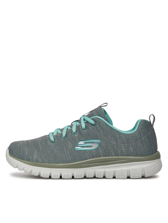 Skechers Skechers Sneakersy Twisted Fortune 12614/GYMN Šedá