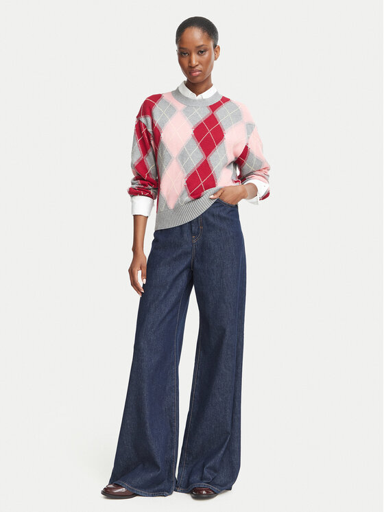 Tommy Hilfiger Tommy Hilfiger Pulover WW0WW51385 Pisana Regular Fit