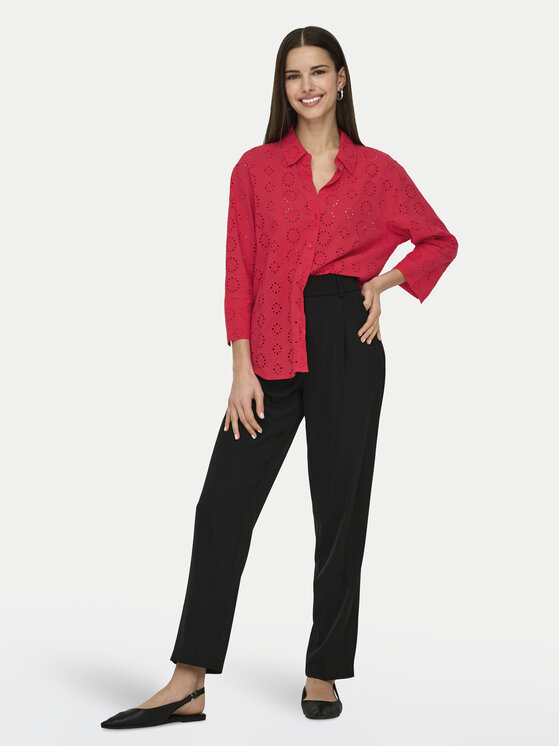 JDY JDY Camicia Tallie 15292179 Rosso Regular Fit