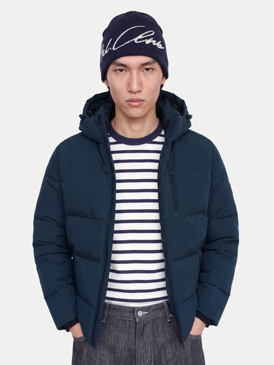 Jack & Jones Jack & Jones Μπουφάν χειμωνιάτικο Obecks 12298858 Σκούρο μπλε Regular Fit